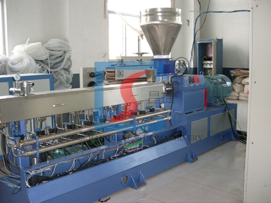 High Capacity Twin Screw Extruder With Large Power DC Motor High Speed