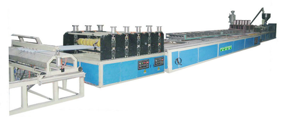 PMMA Hollow Roofing Sheet Forming Machine With Calibration System