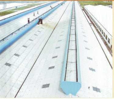 PMMA Hollow Roofing Sheet Forming Machine With Calibration System