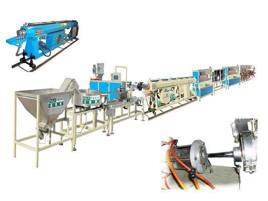 Round Drip Irrigation Pipe Production Line / extrusion machinery High Accuracy