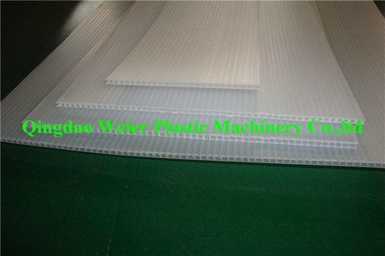 Plastic PP Hollow Sheet Extrusion Line
